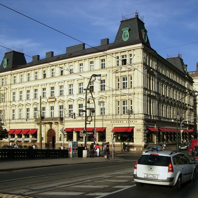 Praha 1, kavárna Slavia