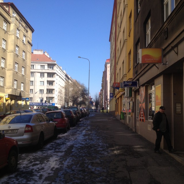 Prague 3, Biskupcova Street No. 7, flat of the Moravec family