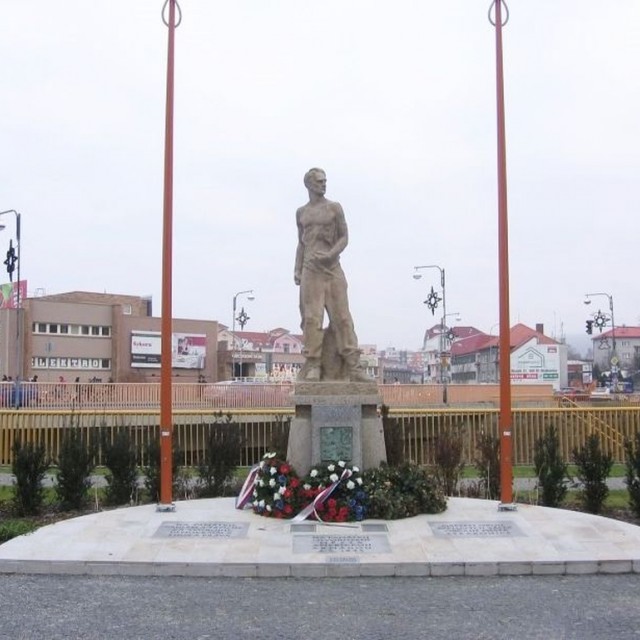 Strakonice, U.S. Army liberation monument