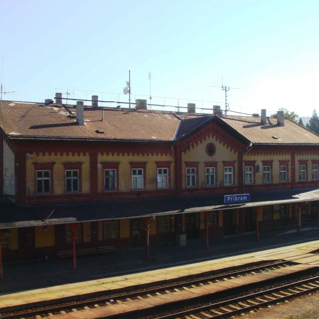 Příbram, train station