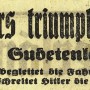 Hitler osvobozuje Sudety